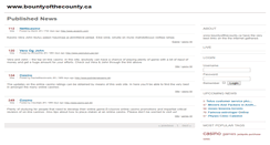 Desktop Screenshot of bountyofthecounty.ca